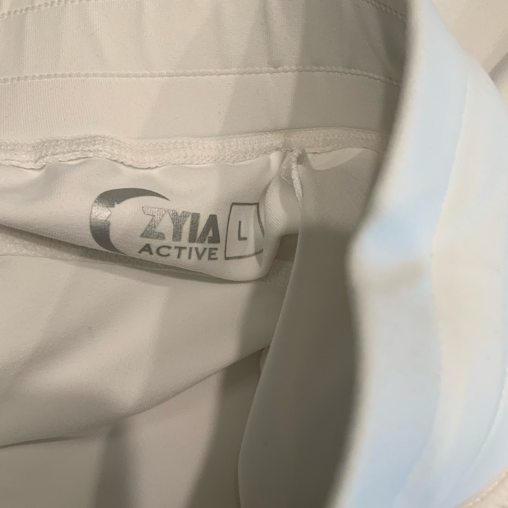 ZYIA Acive White joggers Size Large - Picture 4 of 4